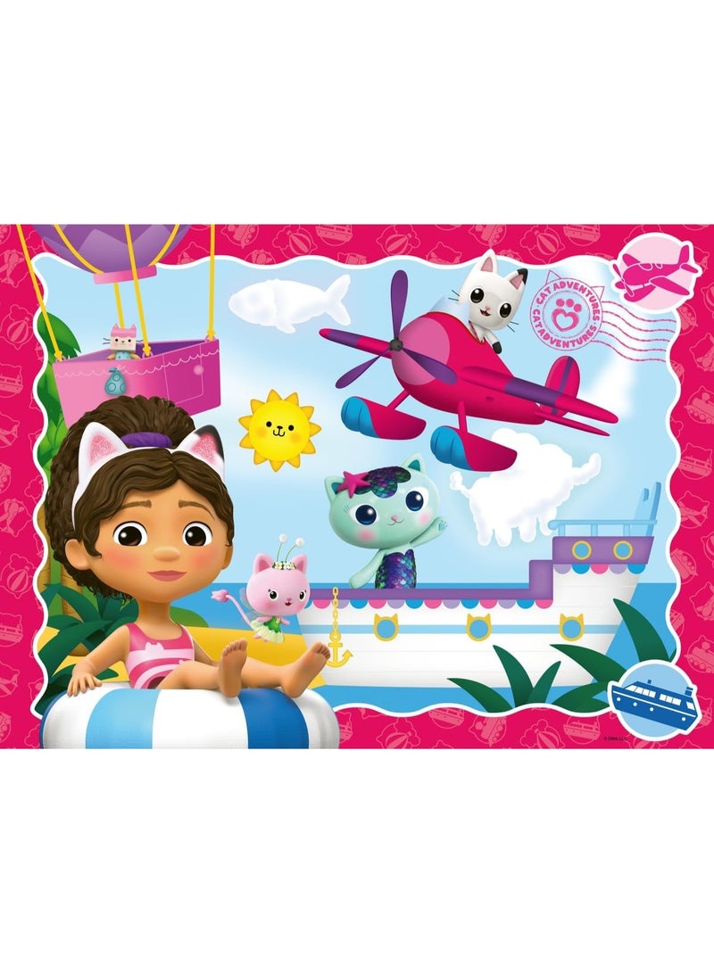 Ravensburger Gabbyâ€™s Dollhouse 100 Piece XXL Jigsaw Puzzle â€“ Extra Large Pieces Kids Puzzle, Softclick Precision Fit, Bright Gabby Artwork, Fun Learning Activity for Children Ages 6+ | 12001053-1 - Image 1