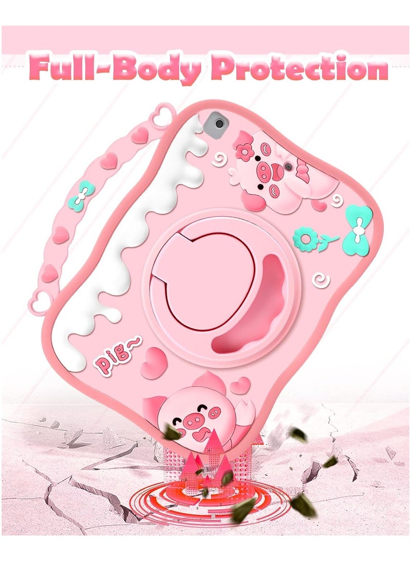 general For iPad 10th Generation Case Girl - 10.9 inch Case with Pencil Holder Handle Stand Cute Cartoon Teenage Girl Teenager Sleeve Tablet Case - Image 5