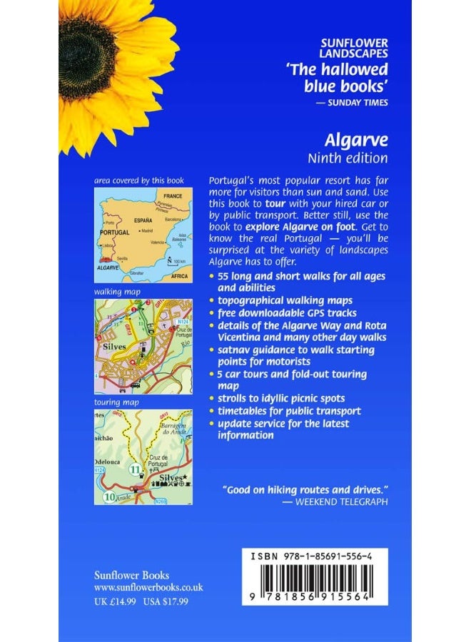 Algarve Sunflower Walking Guide: 55 long and short walks and 5 car tours  - Image 2