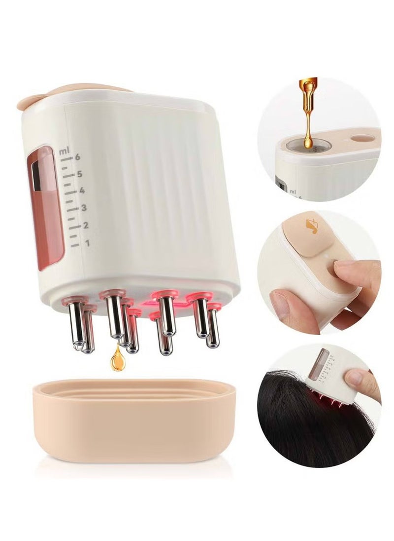 EzzySo Electric Massage Brush Head Scalp Massager Hair Growth Oil Serum Comb Waterproof Head Scratcher Regrowth Hair Treatment With Red Light Therapy  - Image 1