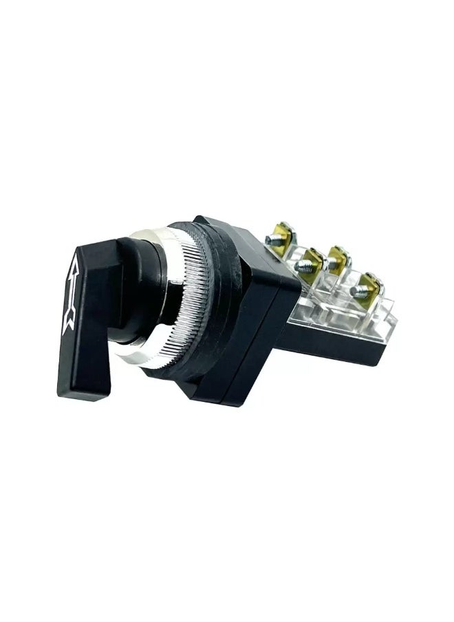 Real Tend Real Tend Black Ø25mm. 3 Positions Long Knob Selector Switch 1 Year Warranty 