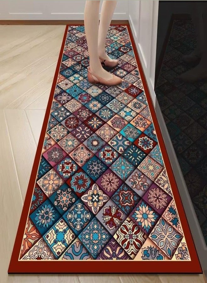 Proxin Kitchen Mat for Floor Anti Slip, 2 Pcs Non Slip Kitchen Mats for Floor, Washable Kitchen Floor Rugs with Rubber Backing, Comfortable Standing Mat for Kitchen, Sink, Balcony & Office - Image 1