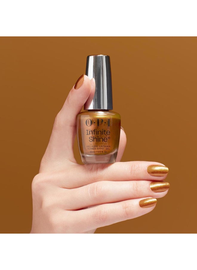 OPI Infinite Shine - Stunstoppable, Metallic Gold, 15Ml  - Image 5
