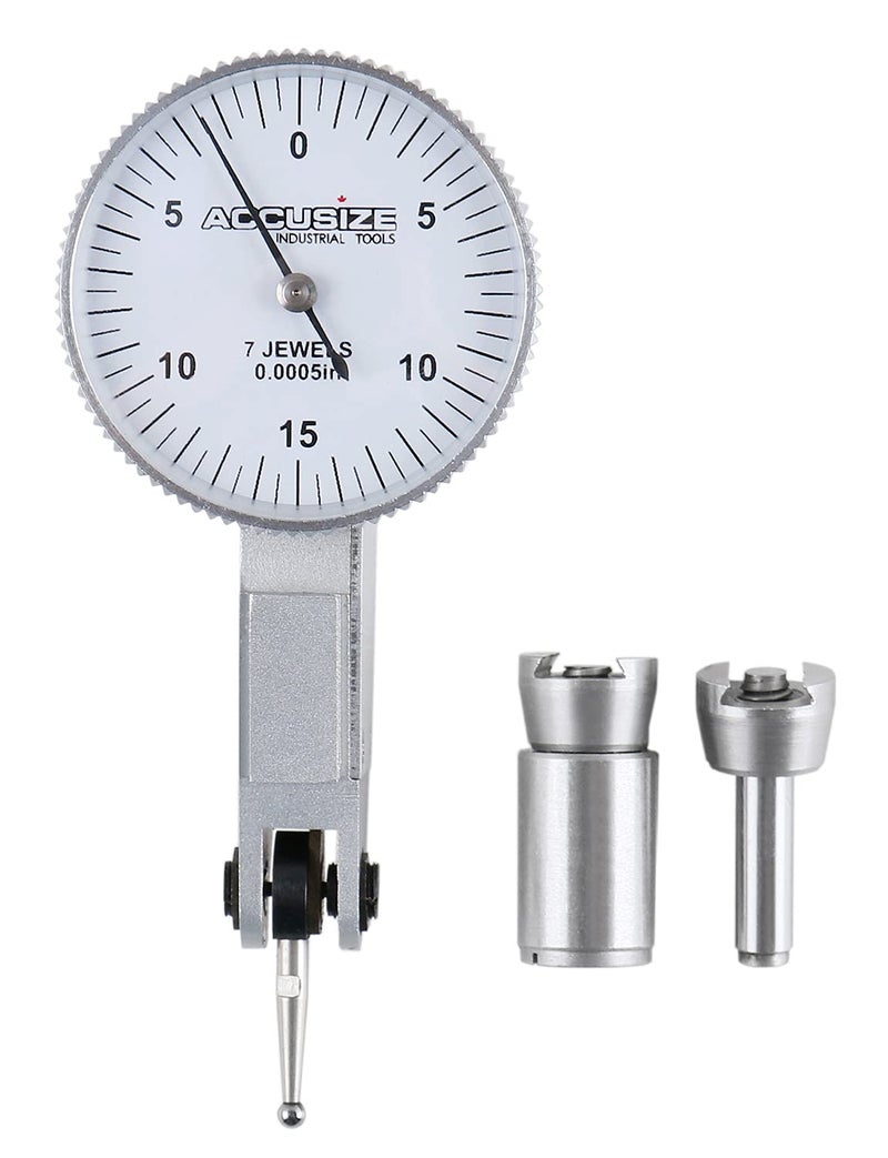 Accusize Industrial Tools 0.03'' x 0.0005'' Dial Test Indicator in Fitted Box, P900-S108 - Image 2