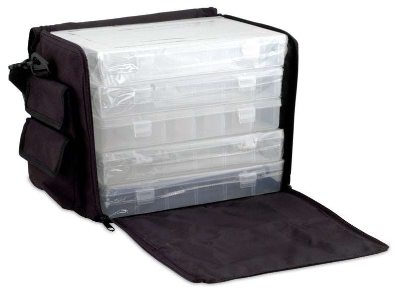 Beadalon Fabric Box Case with Boxes - Image 1