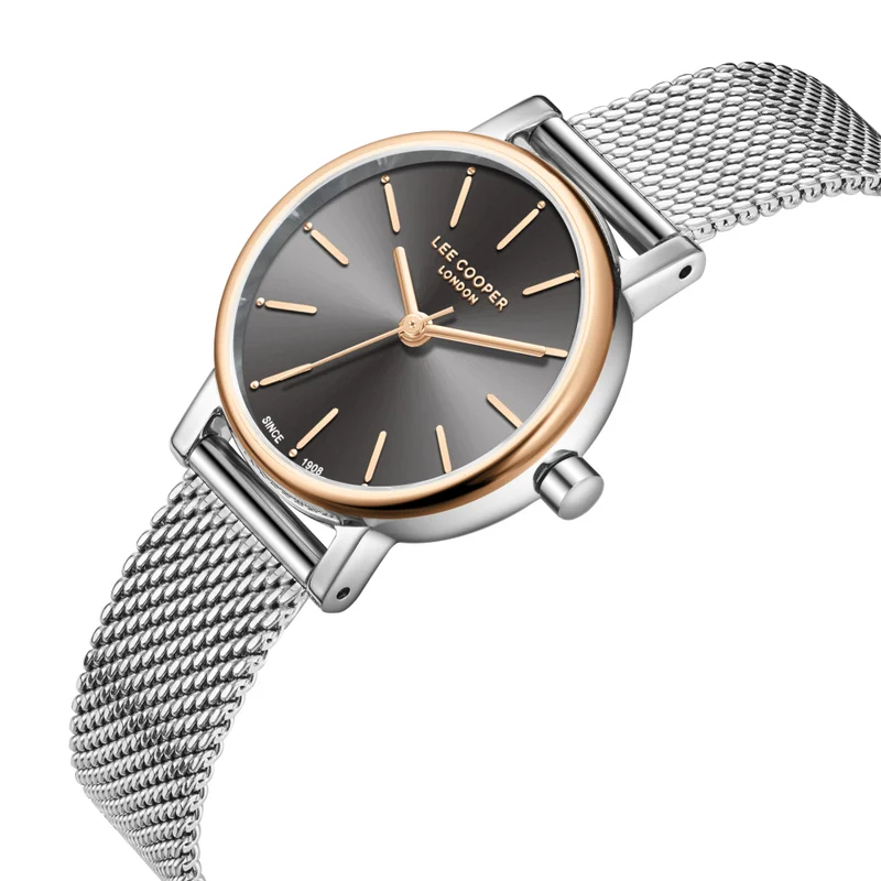 لي كوبر Women's Mesh Analog Watch LC08292.560 - 42.5 mm