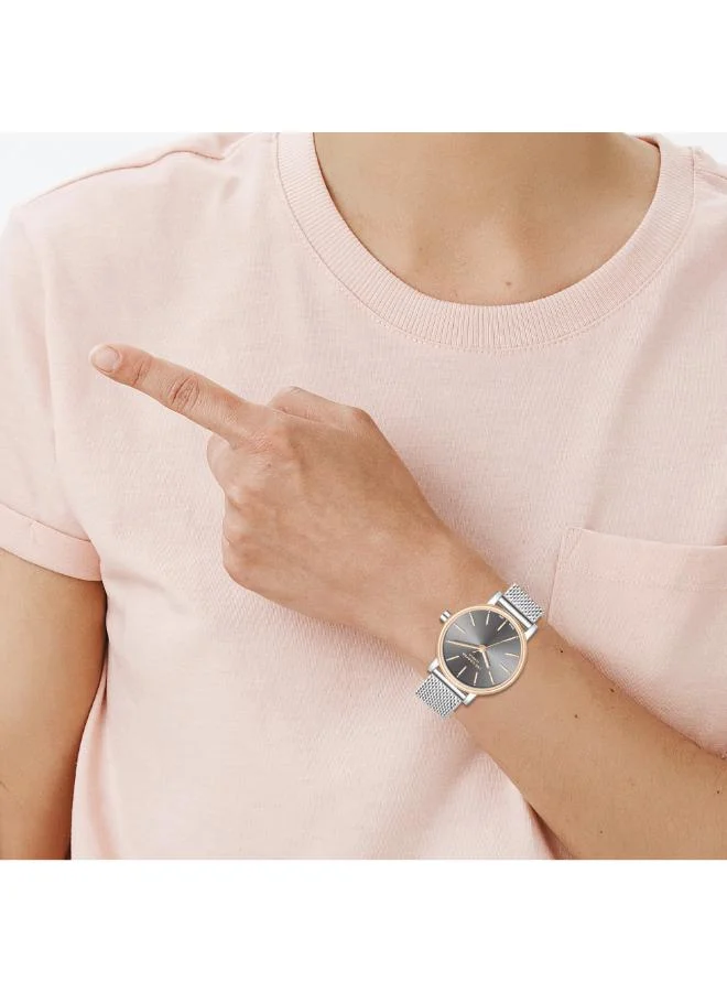 Lee Cooper  Women's Mesh Analog Watch LC08292.560 - 42.5 mm for Women | Best Price UAE