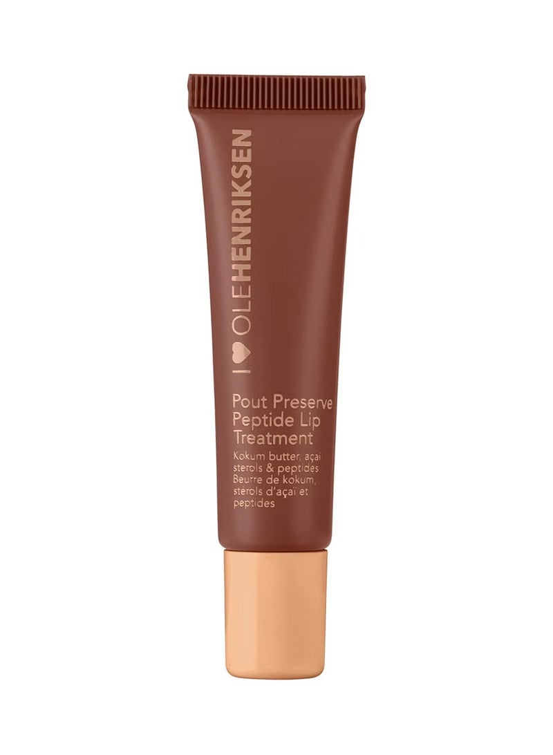 Olehenriksen علاج الشفاه بالببتيدات من أولي هينريكسن بنكهة الكاكاو، 12مل - Image 1