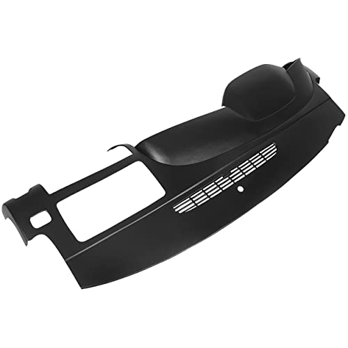 ALMULOO Molded Dash Cover Dashboard Compatible with 20072013 Chevrolet Silverado GMC Sierra 1500 2500 3500 HD Center Console Dash Panel Bezel Board Instrument Overlay Cap Lid Plastic Painted Black - Image 1