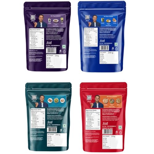 Farmley Edible Seeds Combo 800 g | Chia Seed + Sunflower Seed + Pumpkin Seed I Superfood Mix for Healthy Eating | Rich in Protein & Fiber (200g, each) (Pack of 4) - Image 5