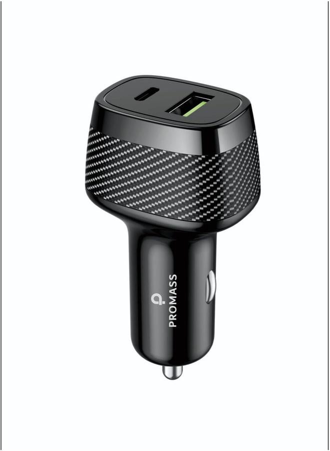 بروماس شاحن سيارة Promass بقوة 38 واط مع منفذ USB سريع ومنفذ PD سريع لجميع الأجهزة - Image 1