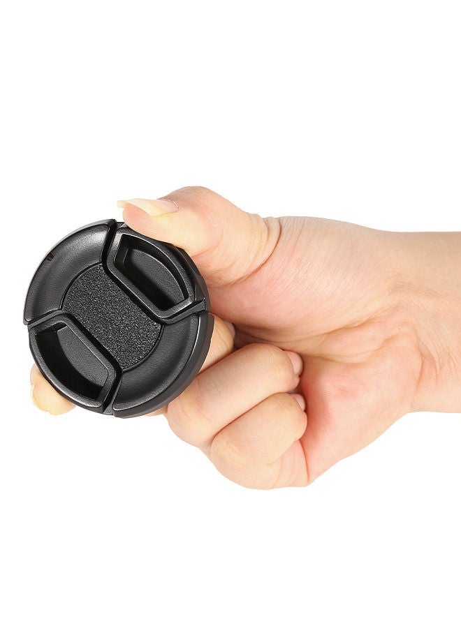 55mm Center Pinch Snap-on Lens Cap Cover Keeper Holder for Canon Nikon Sony Olympus DSLR Camera Camcorder  - Image 5