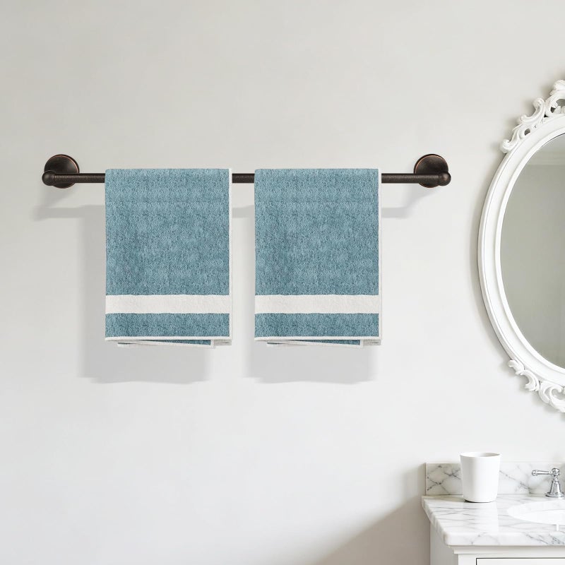 Ntipox Antique Bathroom Towel Bar Oil Rubbed Bronze, 24 Inch Towel Racks for Bathroom Wall Mounted,Bathroom Towel Holder Bronze,Home Decor Towel Rod - Image 5