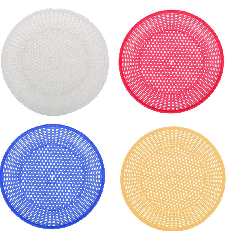 Regalo Unbreakable 100% Food Grade Plastic Roti Tray (7 inches) (4) - Image 1