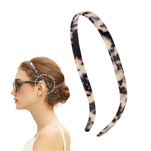 EVITA PERONI Hair Band for Eyewear - No Pressure, No Headache, Comfortable Thin Non-Slip Headbands for Women's Hair Fashion - Amber - Image 1