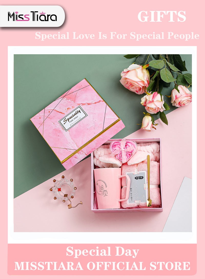 MissTiara Women's Gift Baskets - Birthday Gift Box Set Ramadan Gift Basket, Wedding Gift Set, Women's Friendship Care Package, Women's Friends Gift Set - Image 1