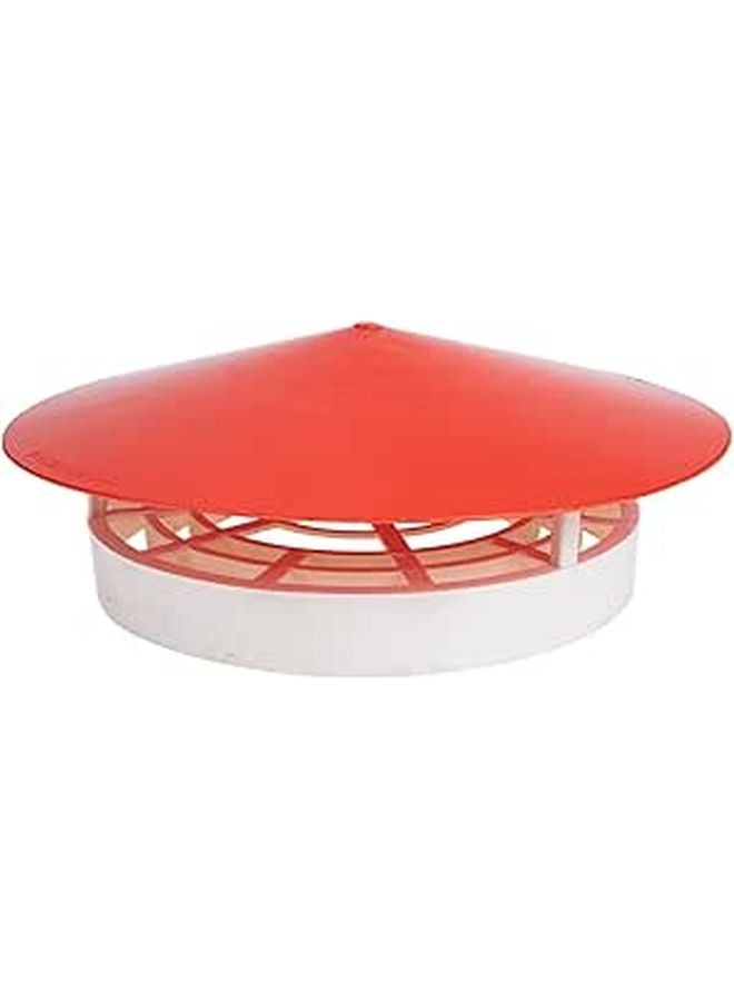 Universal PVC Rainproof Roof Vent Cover 160 250mm Smoke Chimney Protector - Image 1