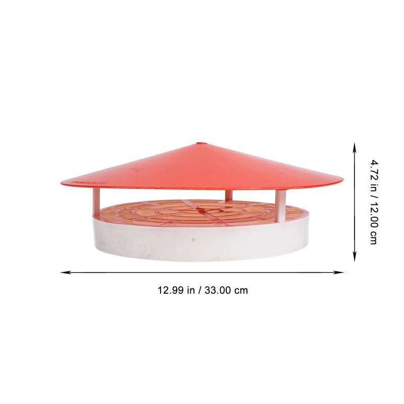 Universal PVC Rainproof Roof Vent Cover 160 250mm Smoke Chimney Protector - Image 3