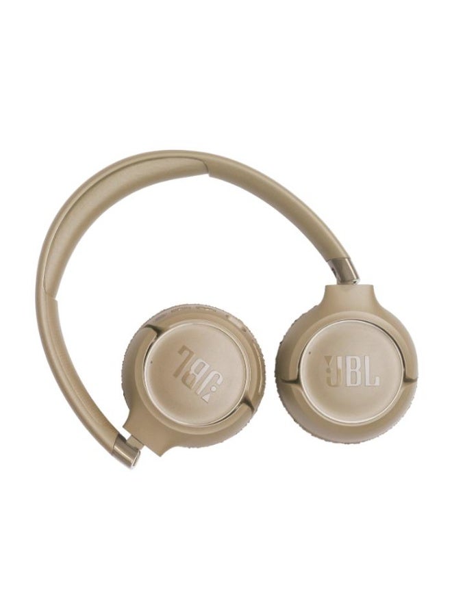 جي بي إل JBL Tune 680NC Wireless On-Ear Noise Cancelling Headphones with Hi-Res JBL Pure Bass & Spatial Sound, 76H Battery Life, Smart Ambient, Dual Mics, Bluetooth 6.0 – Beige (JBLT680NCBEG) beige - Image 3