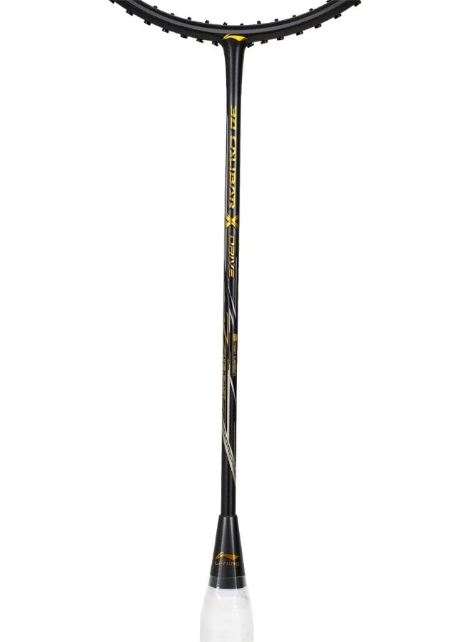 Li-Ning 3D Calibar X Drive Badminton Racket, Dark Grey/Gold - Image 3