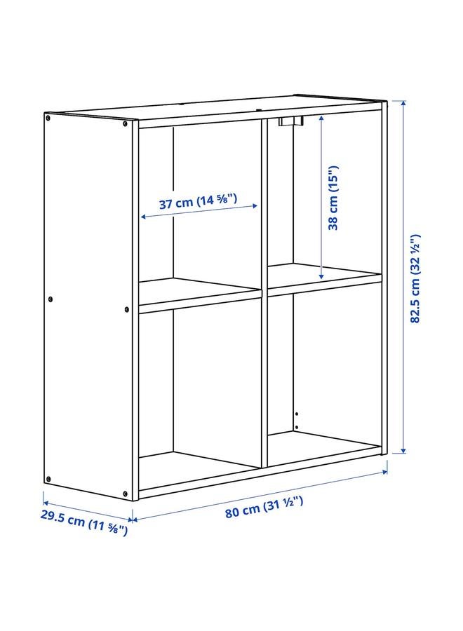 زبون وحدة رفوف، صنوبر، 80X30X83 سم - Image 5