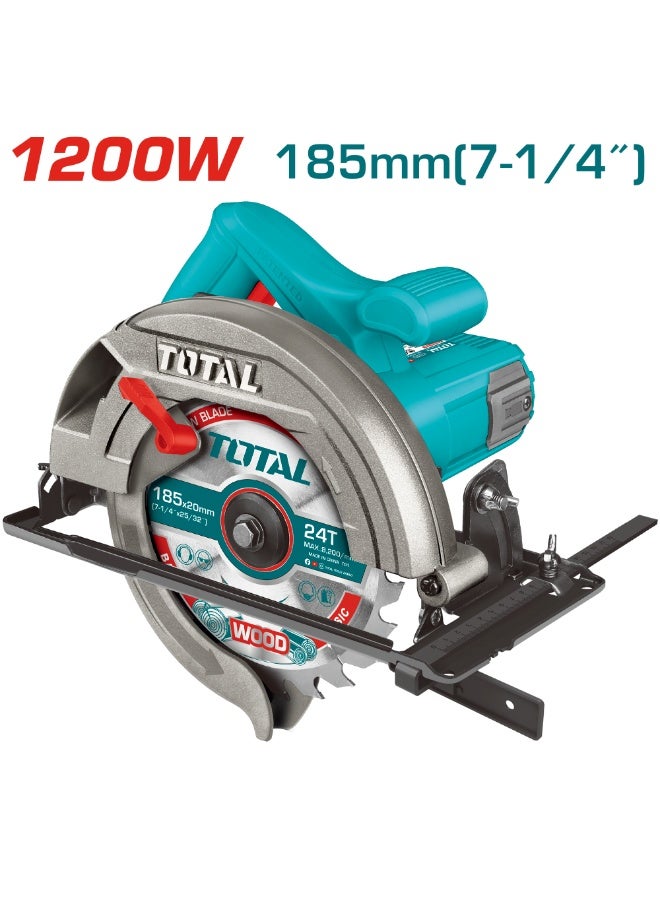 توتال منشار دائري كهربائي 1200 واط من توتال TS11218576