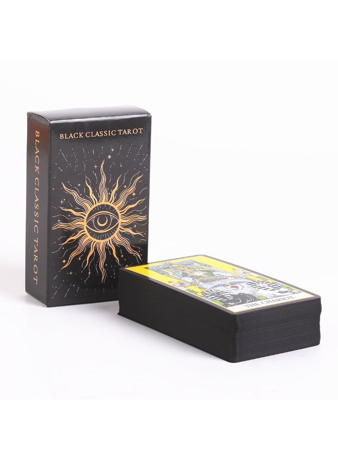 NIBEMINENT black classic tarot cards