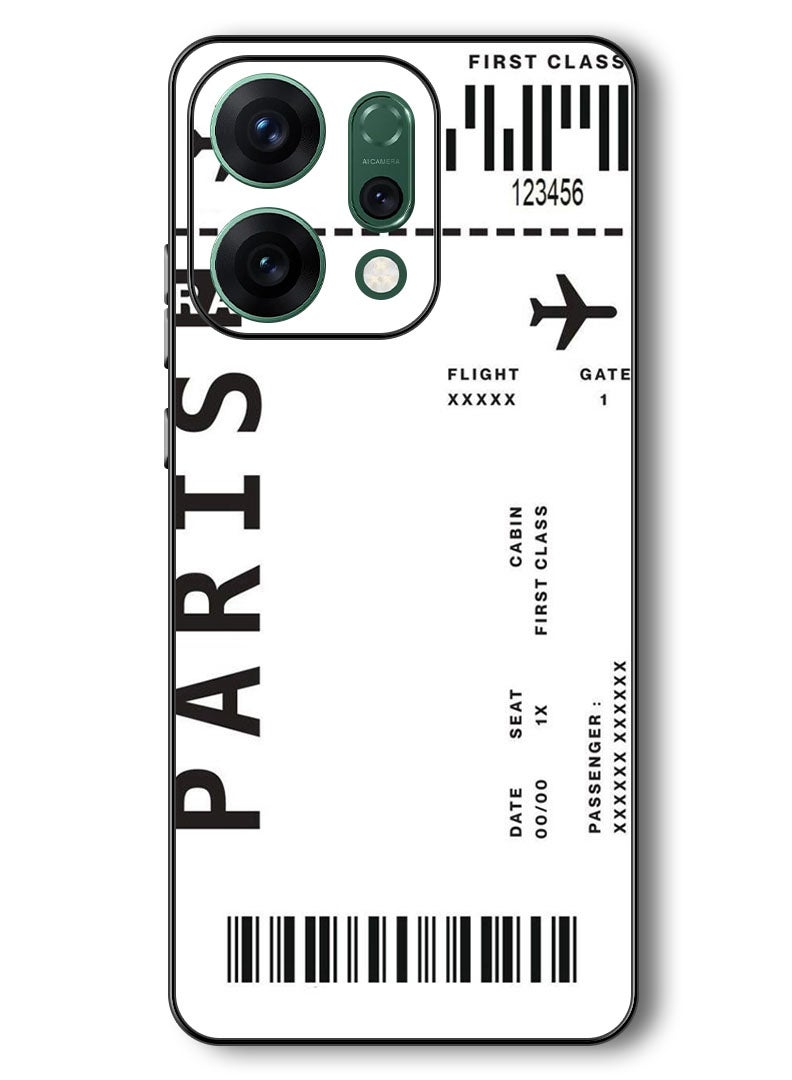 Theodor Case Compatible with Oppo Reno 14 6.59 Inch Protection Shockproof Bumper Cover Paris Pass - Image 1