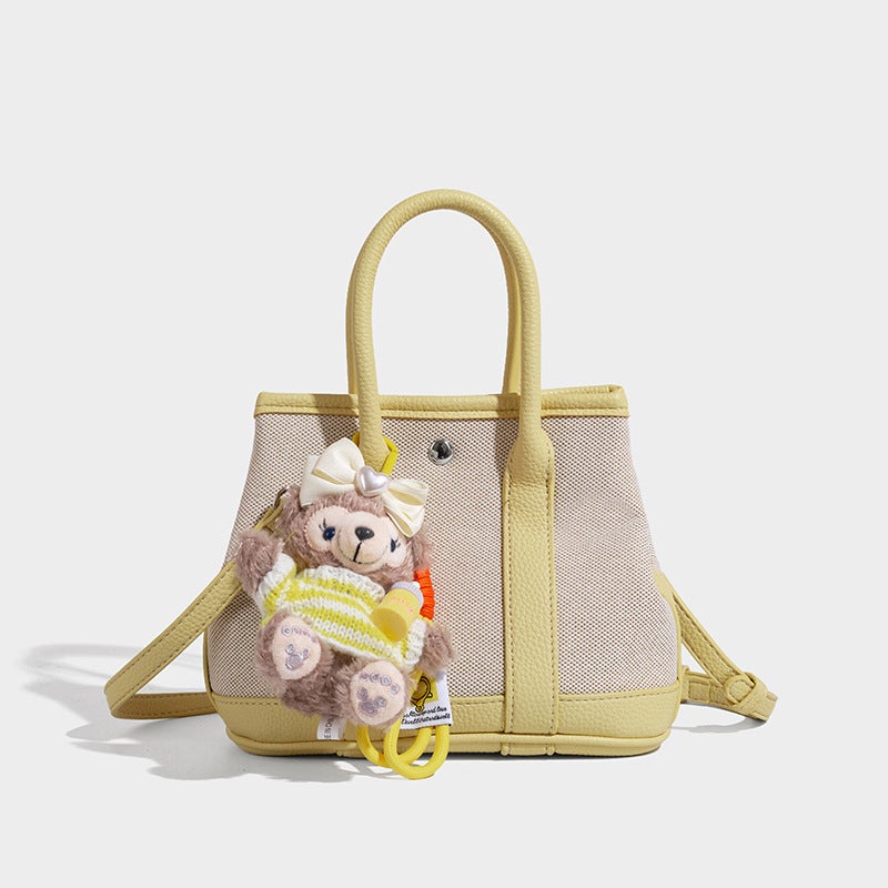 Super Popular Casual Portable Bucket Bag Women'S Summer High-End Light Luxury Niche Crossing Vegetable Basket Bag - Image 3