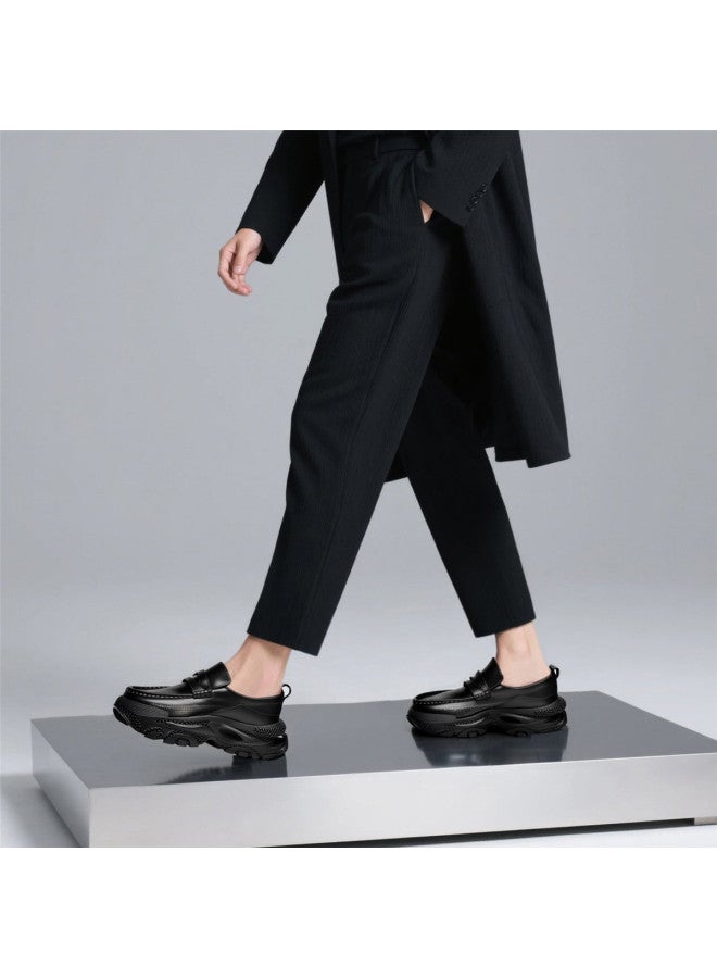 Cabbeen Men's Shoes Autumn Style Breathable Niche Light Luxury Loafers Cloud-like Comfort Casual Sneakers - Image 4