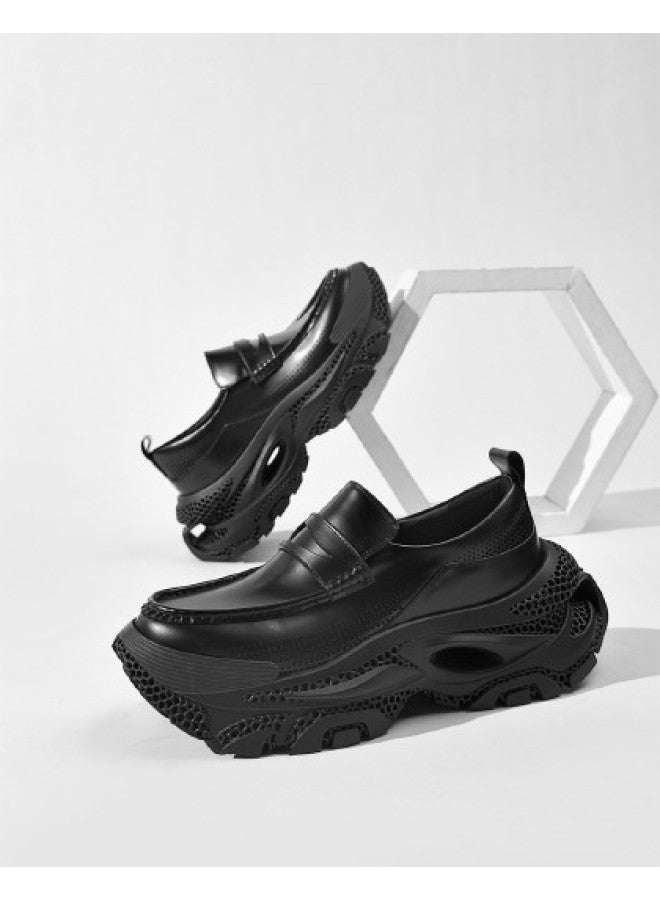 Cabbeen Men's Shoes Autumn Style Breathable Niche Light Luxury Loafers Cloud-like Comfort Casual Sneakers - Image 1