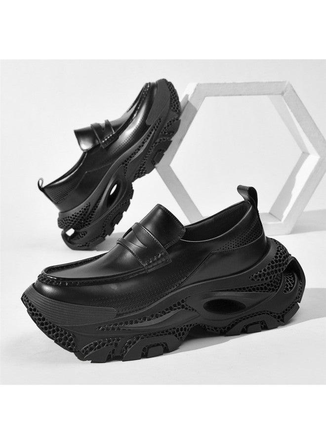 Cabbeen Men's Shoes Autumn Style Breathable Niche Light Luxury Loafers Cloud-like Comfort Casual Sneakers - Image 3