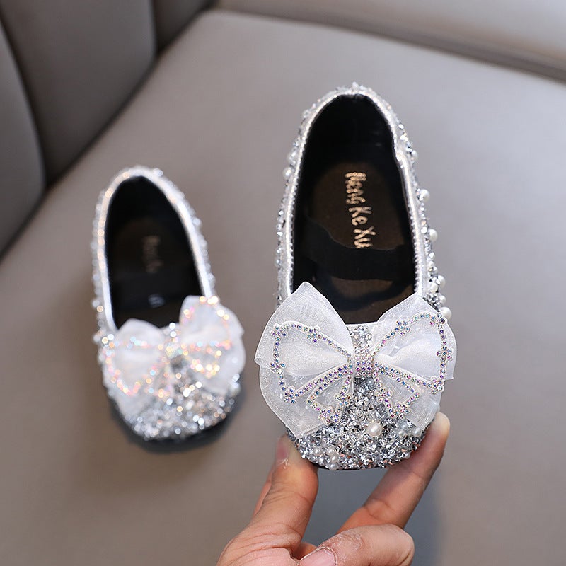 2025 Lady Girl Princess Girl Baby Princess Flats Leather Shoes Dance Performance Shoes School - Image 3