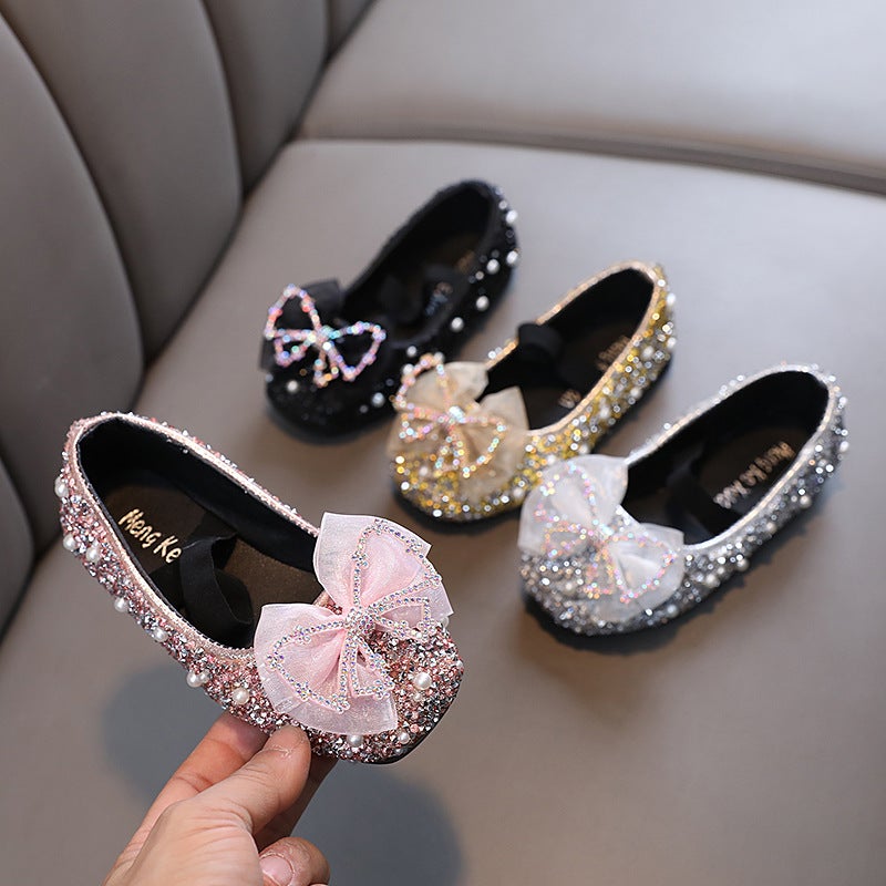 2025 Lady Girl Princess Girl Baby Princess Flats Leather Shoes Dance Performance Shoes School - Image 2