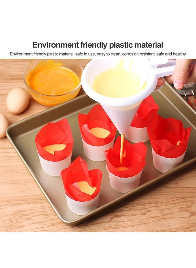 موزع عجينة الفطائر، موزع قمع، موزع شوكولاتة كريمة الزبدة المحمول باليد - Image 5