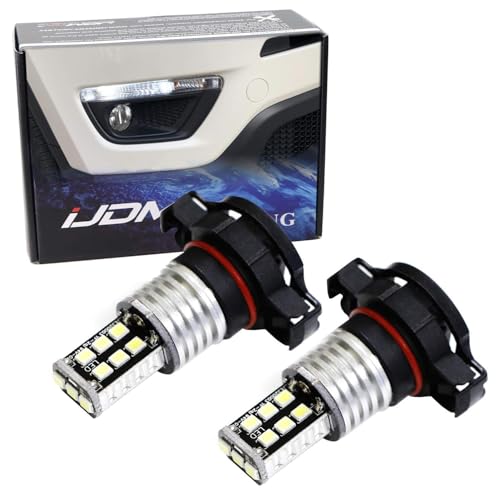 iJDMTOY مصابيح استبدال عالية القوة 15-SMD بيضاء من iJDMTOY متوافقة مع جيب 2017-2020 كومباس D.R.L - Image 1