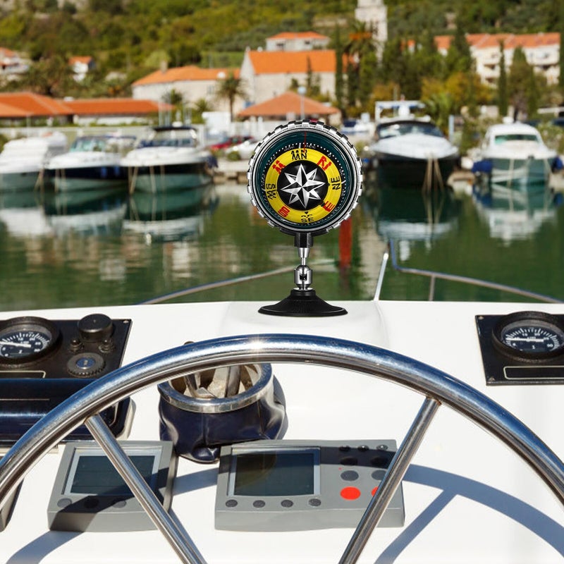Mini Car Dashboard Compass Ball With Suction Cup For Automotive Marine Outdoor Use - Image 5