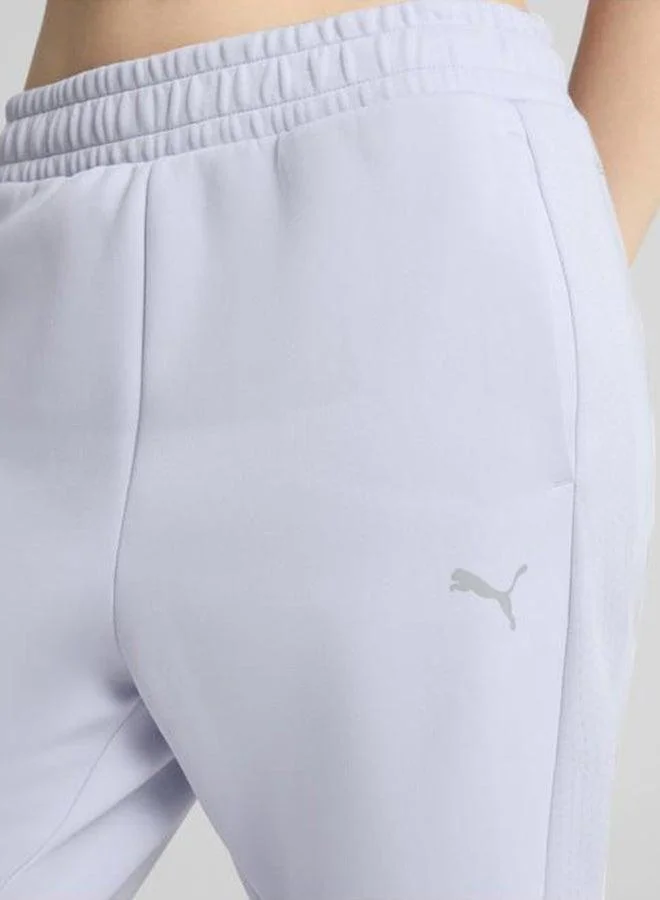 PUMA light blue Evostripe Logo Sweatpants for Women | Best Price UAE
