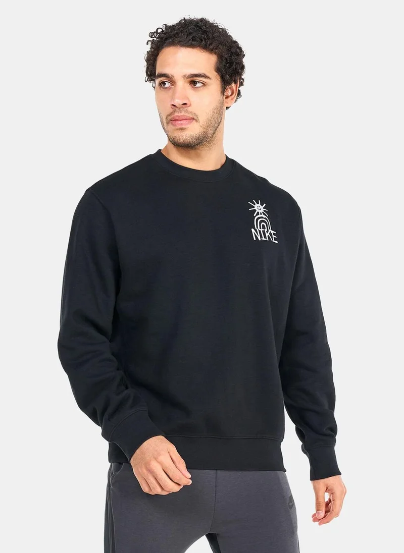 Nike Men's Sportswear French Terry Crew Sweatshirt