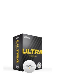 Wilson Wilson Staff Ultra Ultimate Distance Performance Golf Balls 1 Dozen - 24 Pack White  - Image 2