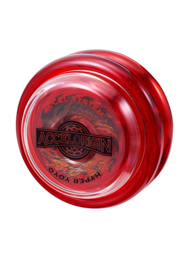 Bandai Hyper Yoyo Accel Dragonic Red | Yo-yo with High-Speed Spins | Gift for Kids & Adults - Image 1
