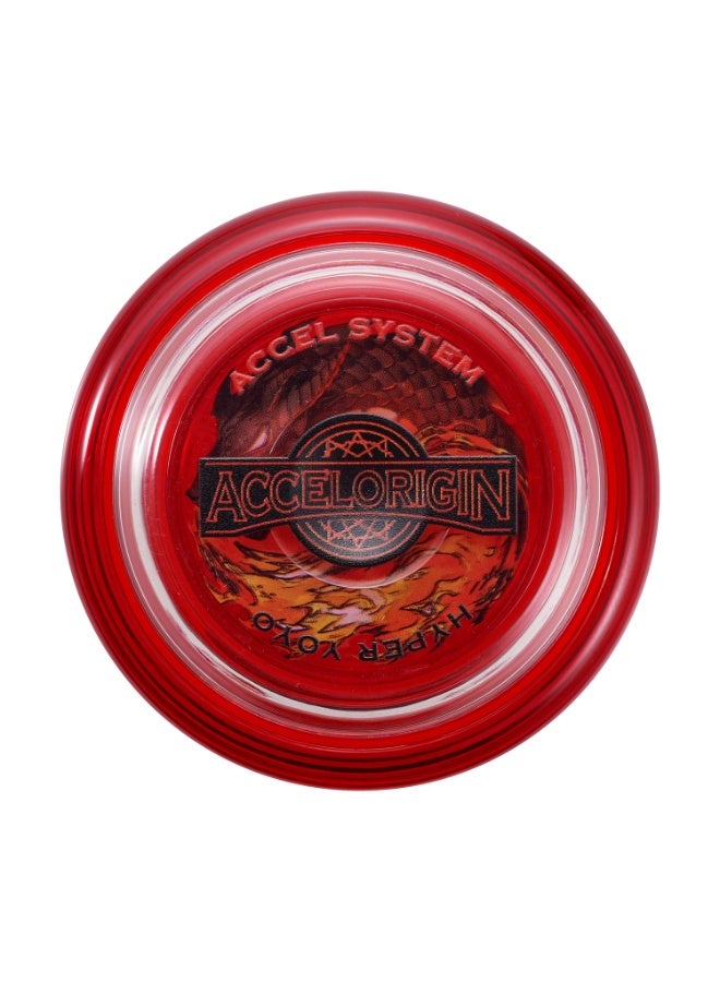 Bandai Hyper Yoyo Accel Dragonic Red | Yo-yo with High-Speed Spins | Gift for Kids & Adults - Image 2