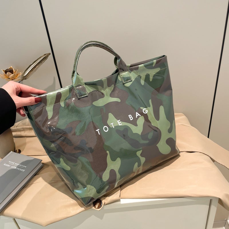 Large-Capacity Leopard Print Commuter Lazy Style Bag 2025 Fashion Portable Large-Capacity Single Shoulder Mommy Bag - Image 4