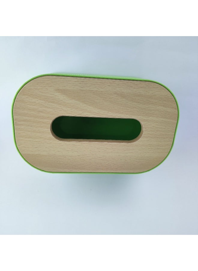 High-Quality Tissue Box with Elegant Wooden Lid - Image 3
