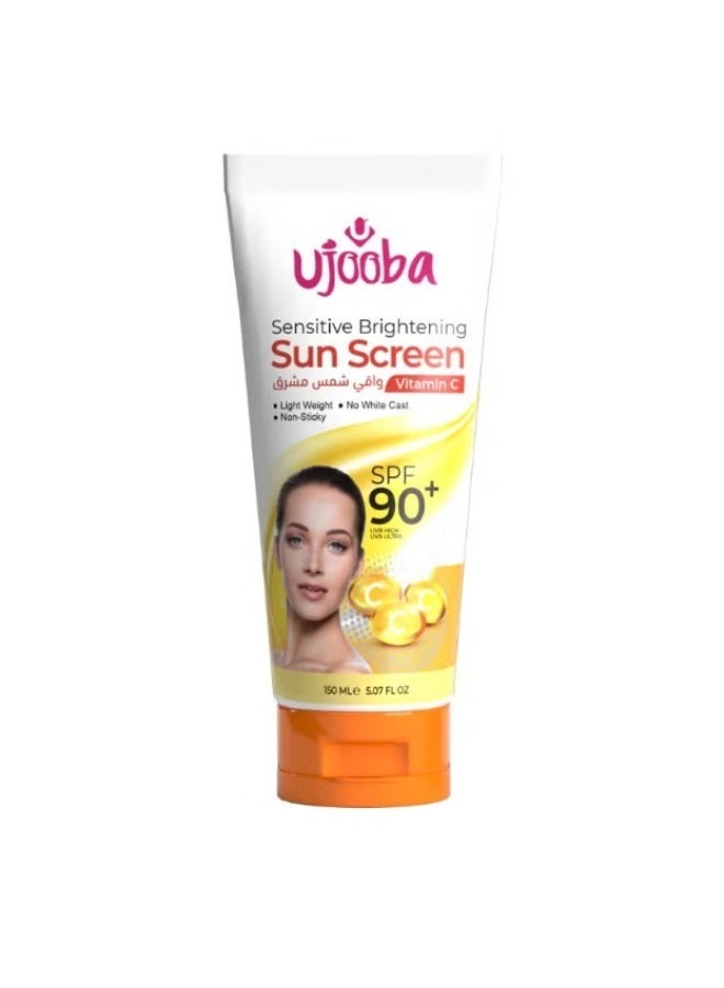 Ujooba 2-in-1 Brightening Skincare Combo - SPF90 Whitening Sunscreen + 4-in-1 Facial Whitening Cream | Vitamin C, Dark Spot Face Care Set for Glow Routine - Image 2