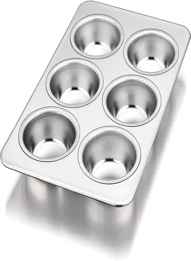 Rinkle Trendz Aluminium Muffin Tray/Cup Cake Tray - 6 Cups - Image 1