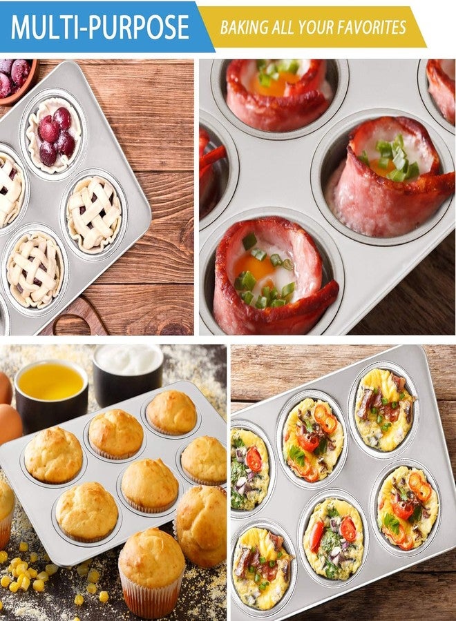 Rinkle Trendz Aluminium Muffin Tray/Cup Cake Tray - 6 Cups - Image 5