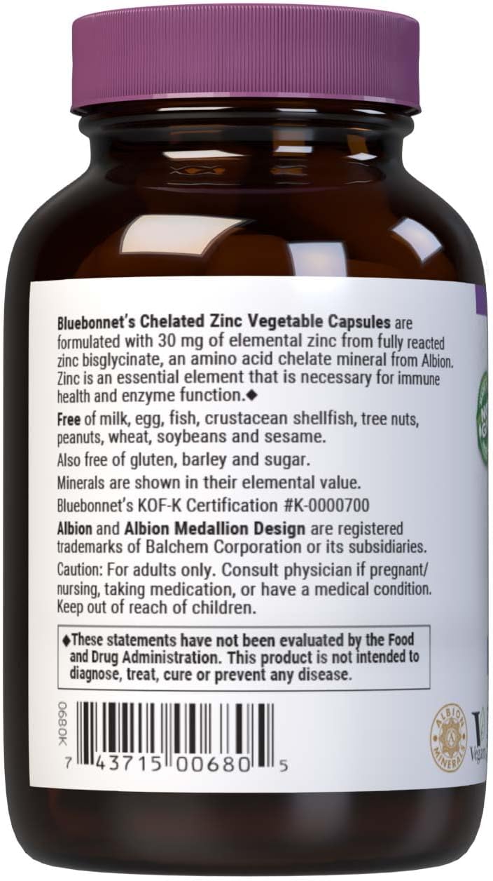 Blue Bonnet 30 Mg Chelated Zinc - Image 3