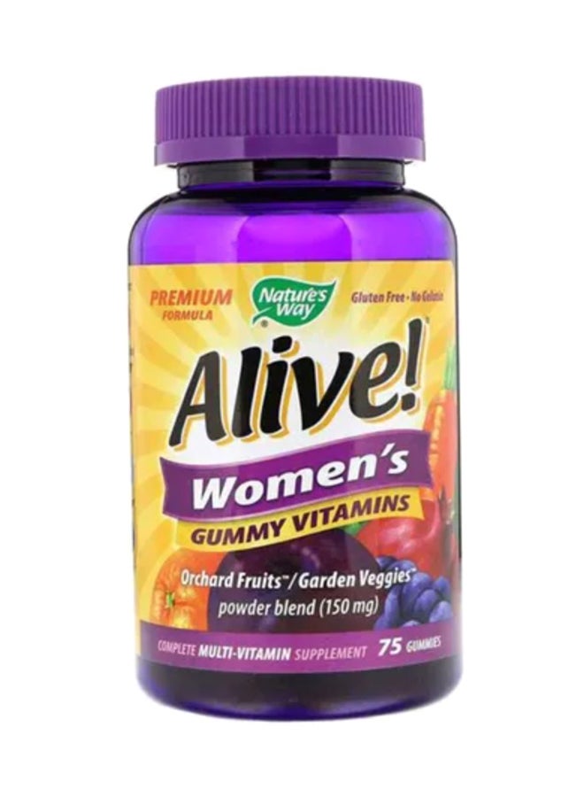 Nature's Way Alive Gummy Vitamins-75 Gummies - Image 1