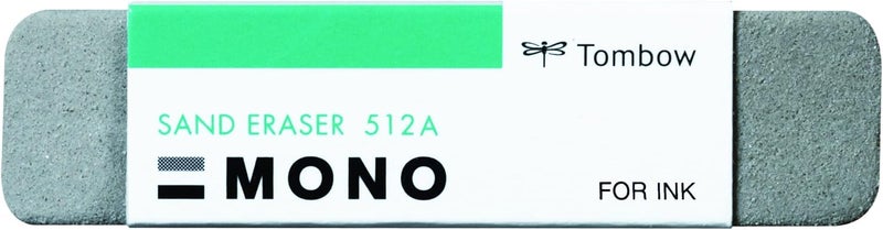 Tombow MONO Sand Eraser  Grey 1 Pack - Image 1